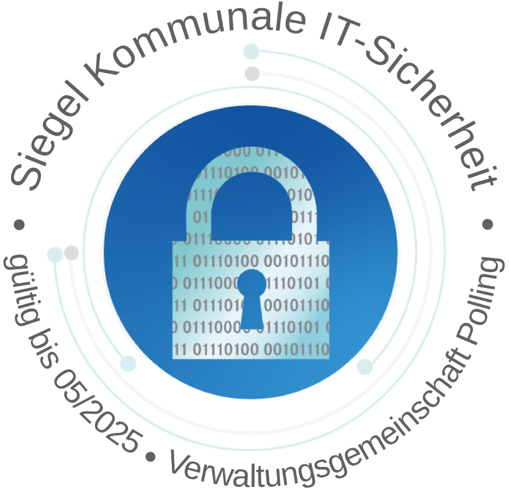 Siegel Kommunale IT-Sicherheit Verwaltungsgemeinschaft Polling