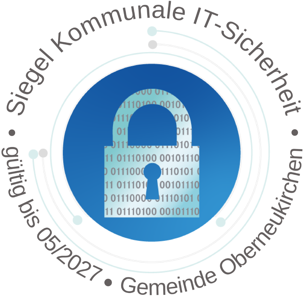 Siegel Kommunale IT-Sicherheit Gemeinde Oberneukirchen